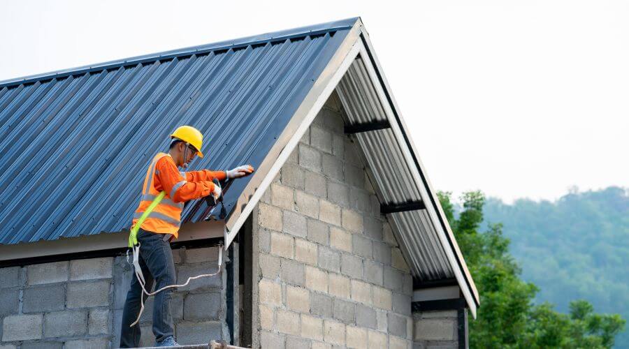 Professional metal roof installation in Biscoe, AR
